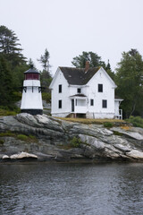 Fototapeta na wymiar River Lighthouse in Maine