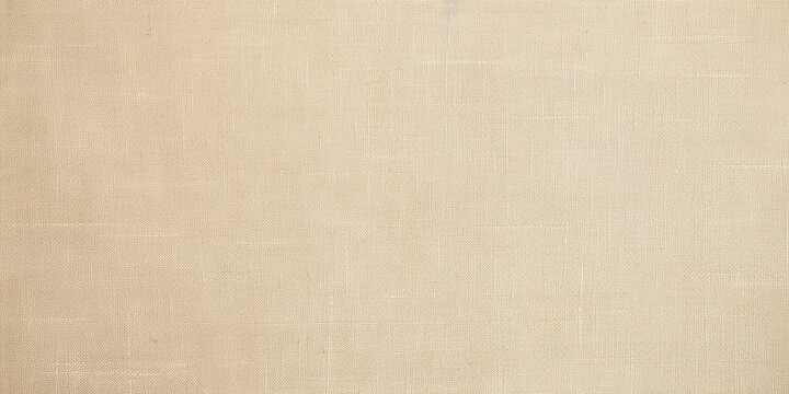 Beige canvas texture background, top view. Simple and clean wallpaper with copy space area for text or design. 