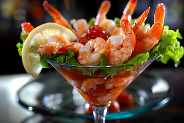  Iconic Las Vegas Shrimp Cocktail: A Cinematic Depiction of Nevada's Classic Culinary Delight