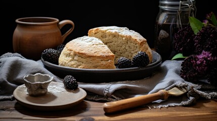 cup of tea and cookies