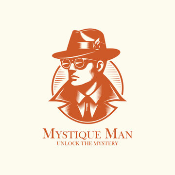 Mystique Man Logo - Unlock the Mystery with Style