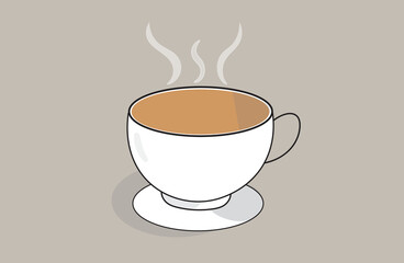 Delicious Cup of Chai Tea - Simple and Elegant