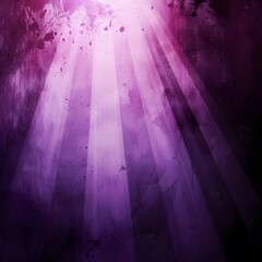 Dark purple and pink abstract background with a rough, grungy texture, bright shining light and...