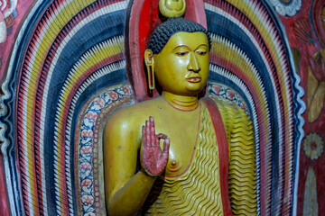 Degalldoruwa Raja Maha Viharaya - Buddhist temple in Sirimalwatta, Kandy, Sri Lanka.