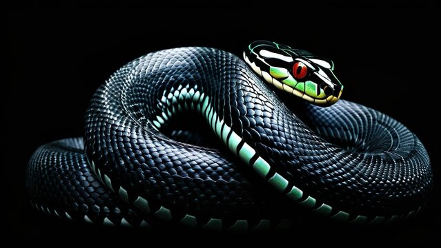 close up of a snake