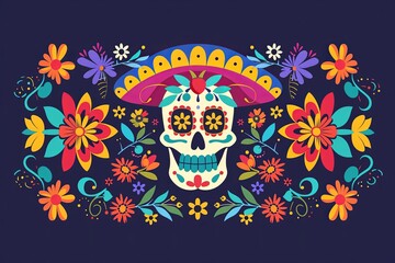 Colorful and Lively Flat Illustration.