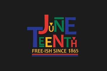  Juneteenth 1865 t shirt design PNG sublimation