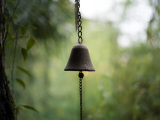 bell in the garden