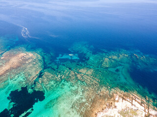 Sithonia coastline near Karydi Beach, Chalkidiki, Greece