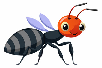 bullet ant vector illustration