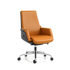 Naklejka premium Modern Cushion and Armchair isolated on transparent background PNG Image. Generative AI.