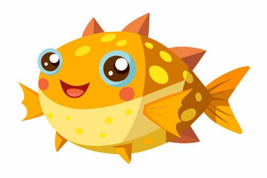 recommend clip art: boxfish vector illustration