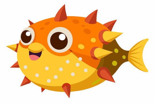 recommend clip art: boxfish vector illustration