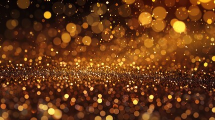 Abstract golden brown glitter texture background concept