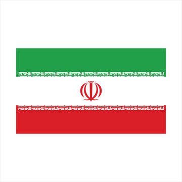 flag of iran, iranian flag vector graphic isolated fully editable and scaleable, original Iranian flag colors and symbols