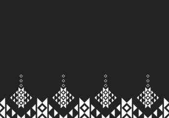 Photo sur Plexiglas Style bohème ethnic pattern texture design background print abstract seamless vector textile. ethnic style illustration graphic fabric ornament geometric decorative decoration art wallpaper. ethnic art floral.