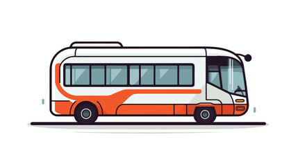 Vector image.transport icon on white background wit