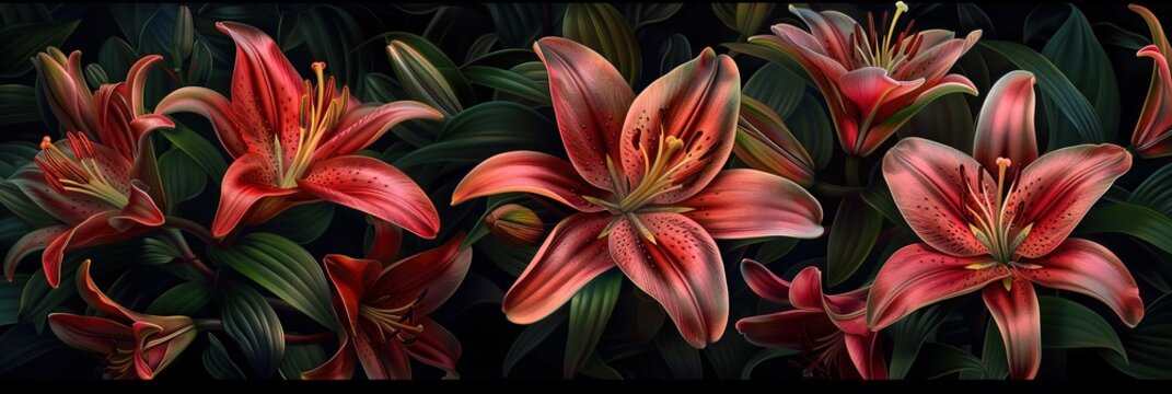 photo of stargazer lilies 