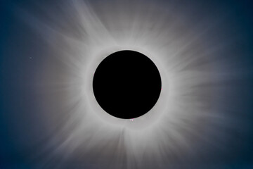 Solar Corona, April 8 2024 Total Solar Eclipse. Texas