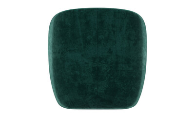 Modern green Velvet  fabric armchair  isolated on white background. Furniture Collection
