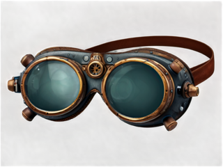 Vintage steampunk glasses hyper victorian era f