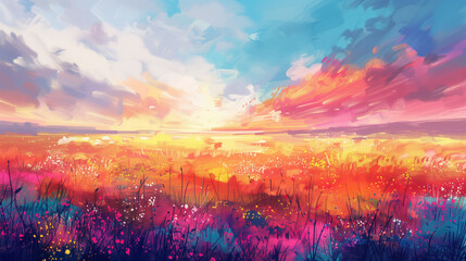 abstract landscape