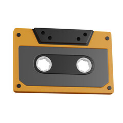 3d render   Cassette Tape illustration