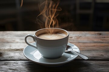Welcoming Monday with a steaming cup of coffee