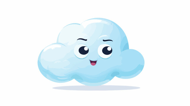 Vector image icon with dialog cloud with white background