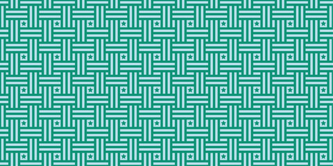 The green stripes form a continuous square across the sheet, giving a beautiful feeling of strength from the combination of small things. Vector luxury abstract background.