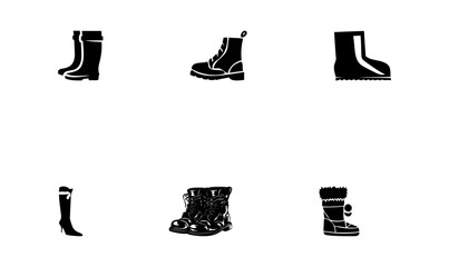 Boots Vectors Icon Set