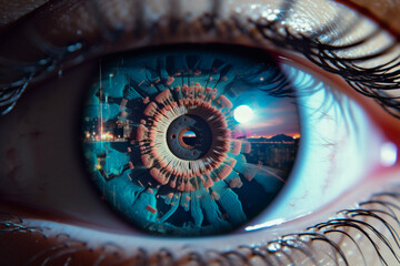 world in eye