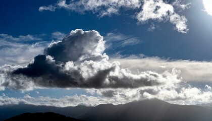 Obraz premium Dramatic sky that foreshadows the beginning of a story. 