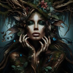 
the beautiful and wild goddess of the forest 2