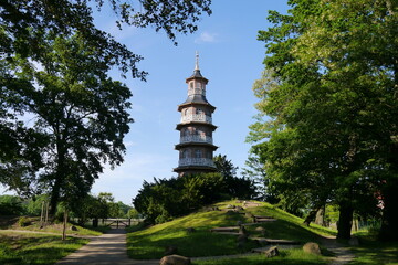 Chinesische Pagode Schlossgarten Oranienbaum bei Wörlitz