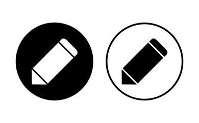 Pencil icon set. pen symbol. edit icon vector