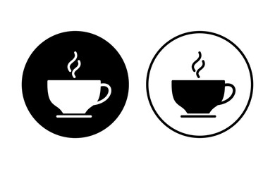 Coffee cup icon set. cup a coffee icon vector.