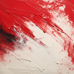 white and red textured surface, in the style of free brushwork minimalist background