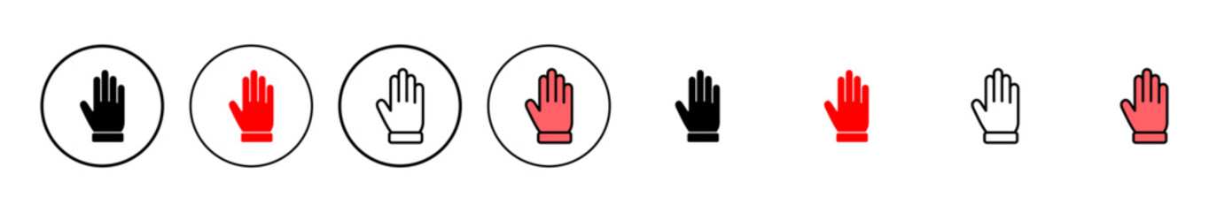 Hand icon vector illustration. hand sign and symbol. hand gesture