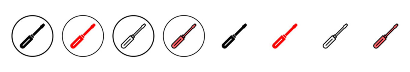 Screwdriver icon vector illustration. tools sign and symbol