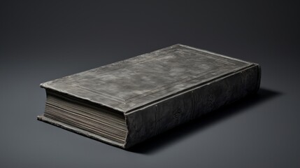 Obraz premium A book on grey background