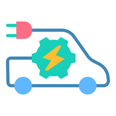 Electric Vehicle Icon