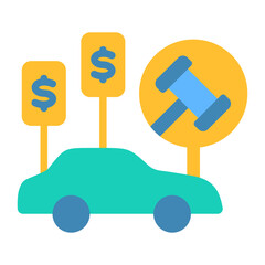 Car Auction Icon