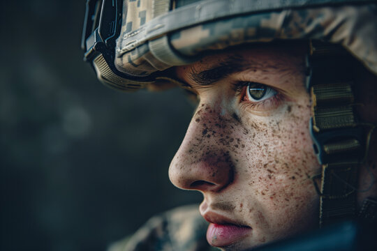 Portrait of a Soldier, Generative AI