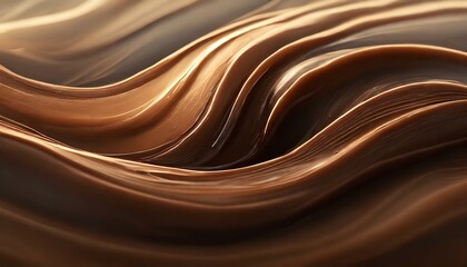 Chocolate background texture brown milk wave liquid cocoa cream swirl choco abstract dark coffee....