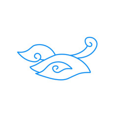 mega mendung batik line pattern