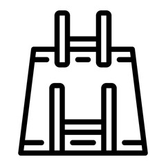 Obraz premium field line icon