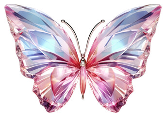 PNG Butterfly shape gemstone crystal white background accessories