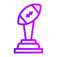 trophy gradient icon