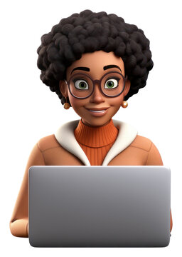 PNG Laptop computer cartoon adult
